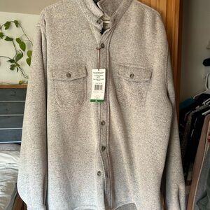 Brand New Vintage Weatherproof Heather Gray Shirt Jacket